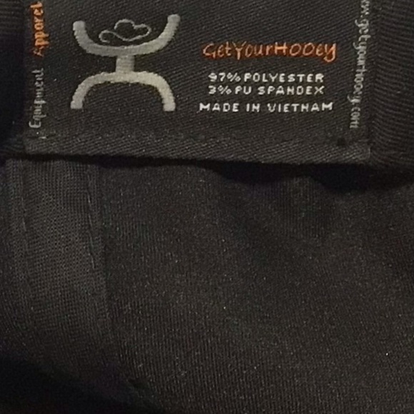 get Your Hooey BullFighters Only Sewn Flat Brim Snapback Black Cap Trucker Hat - Picture 6 of 7